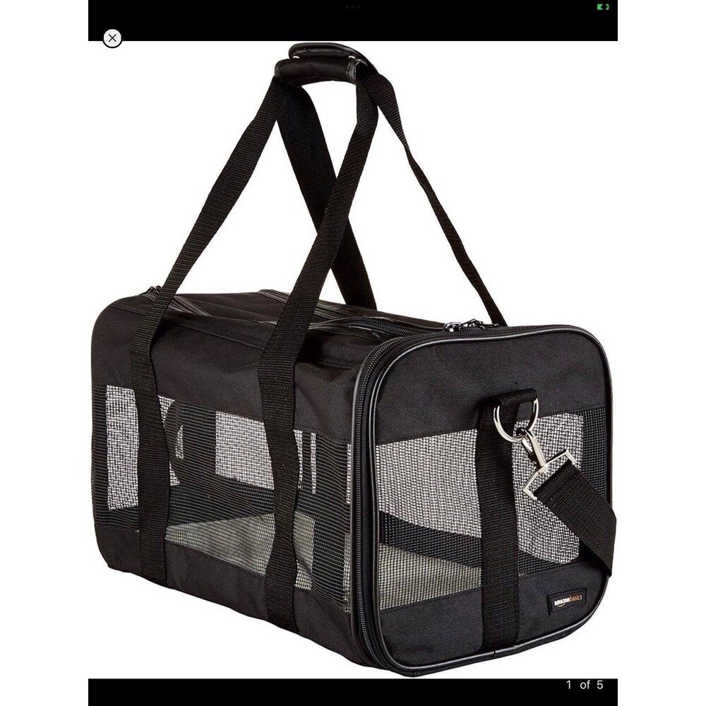 Soft-Sided Mesh Travel Pet Carrier -Small Size- Kittens / Small Cats & Dogs NEW